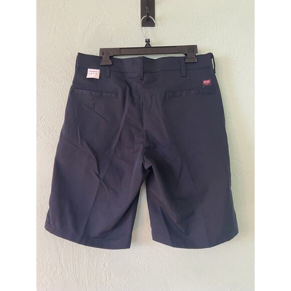 Red Kap Mens Navy 34x12 Work Shorts Industrial Uniform PR4CNVO - Picture 2 of 5